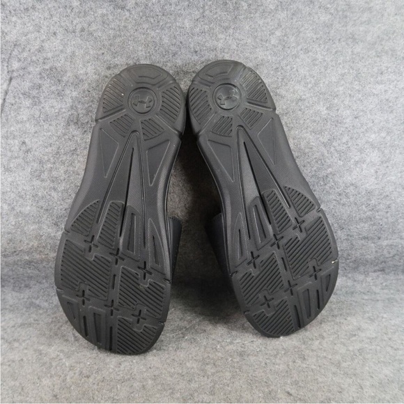 Under Armour Shoes Mens 11 Sandal Slides Ignite Comfort Adjustable Cushion Black - Picture 2 of 5